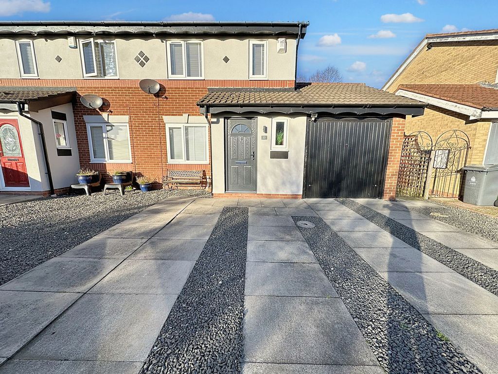 3 bed semidetached house for sale in Bewick Park, Wallsend NE28, £