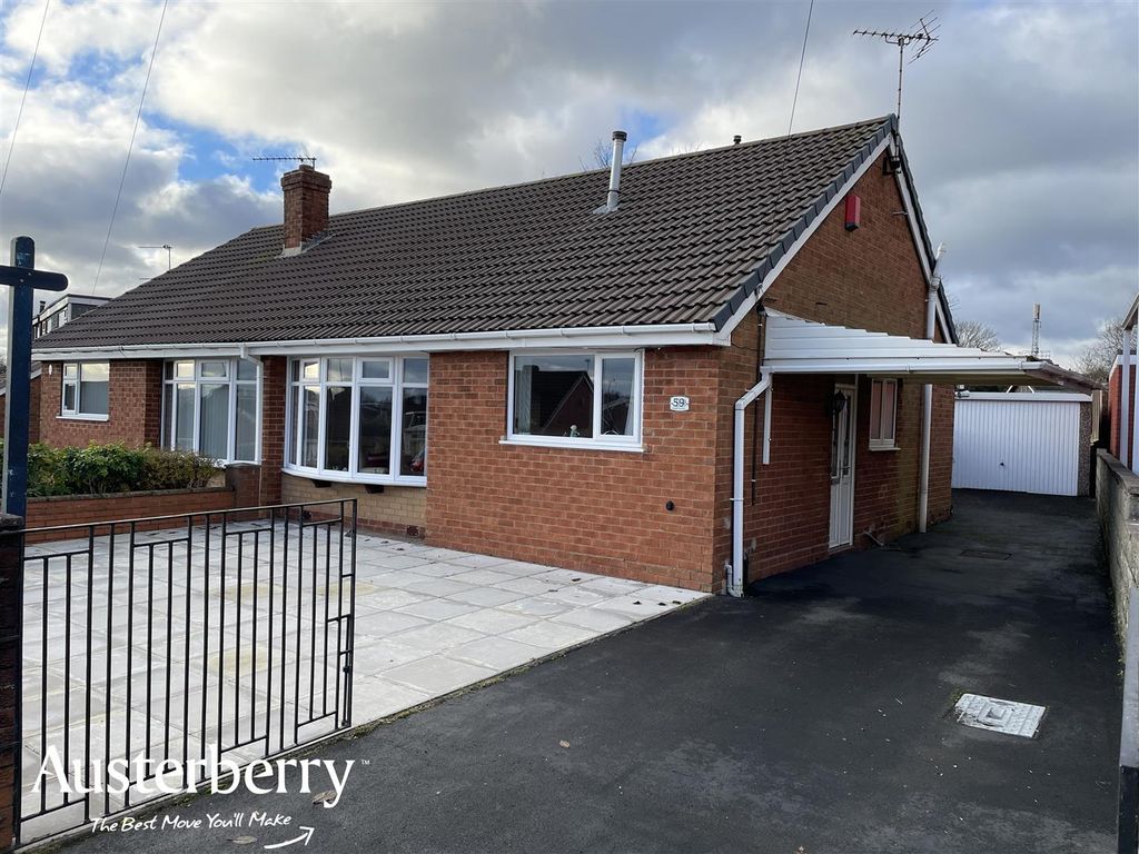 2 bed semidetached bungalow for sale in Weldon Avenue, Weston Coyney