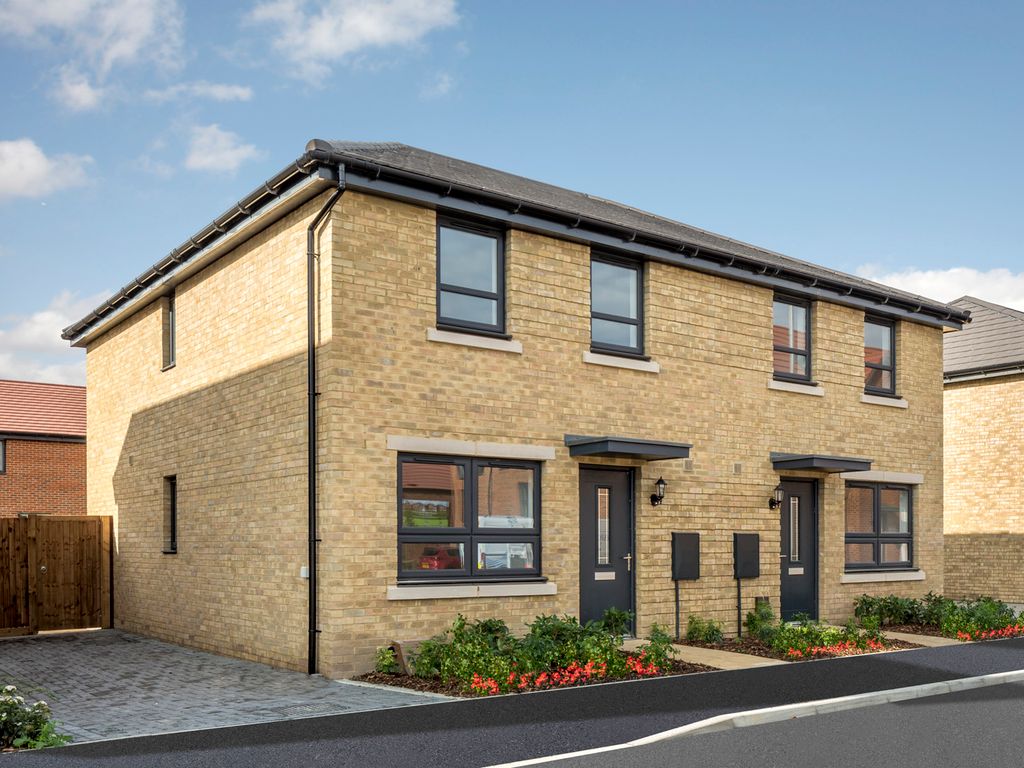 New home, 3 bed terraced house for sale in "Ellerton" at Marlowe Way