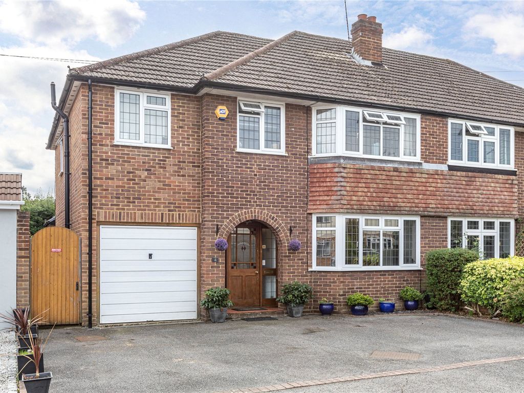 4 bed semidetached house for sale in Addlestone, Surrey KT15, £625,000