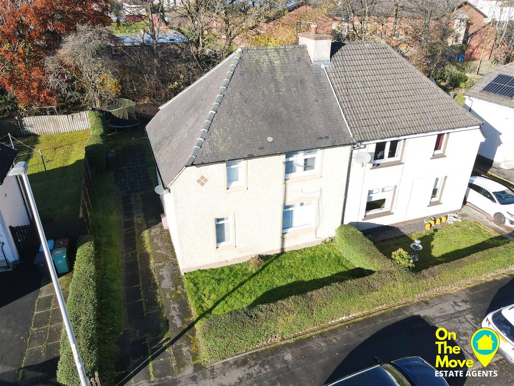 3 bed semidetached house for sale in West Avenue, Uddingston, Glasgow