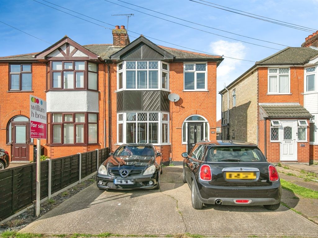3 bed semidetached house for sale in Landseer Road, Ipswich IP3, £