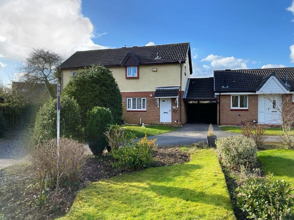 2 bed semidetached house for sale in Dalby Close, Warrington WA3, £