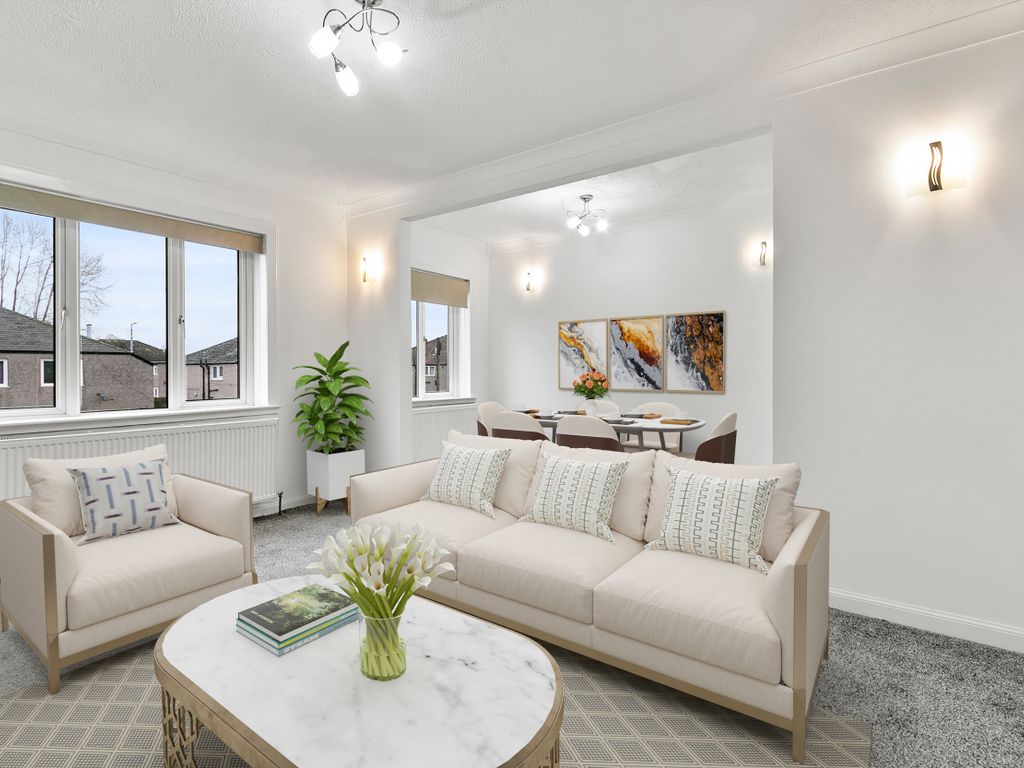 2 bed flat for sale in Ashcroft Drive, Croftfoot, Glasgow G44, £120,000