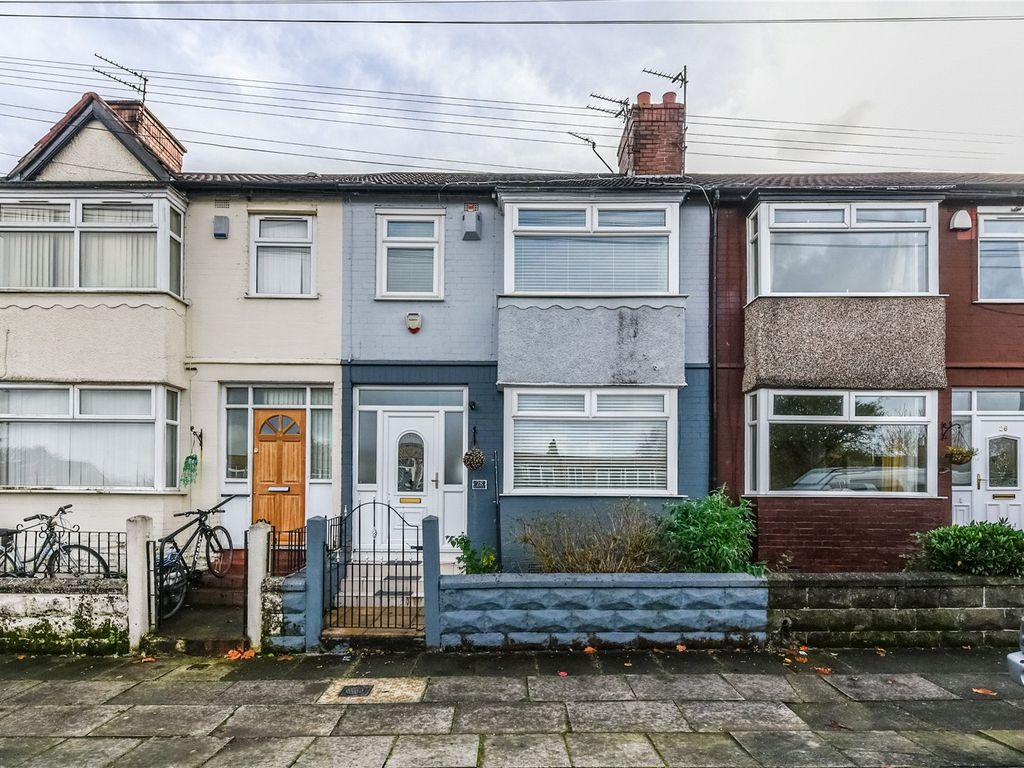 New home, 3 bed terraced house for sale in Rossall Road, Liverpool, Merseyside L13, £155,000