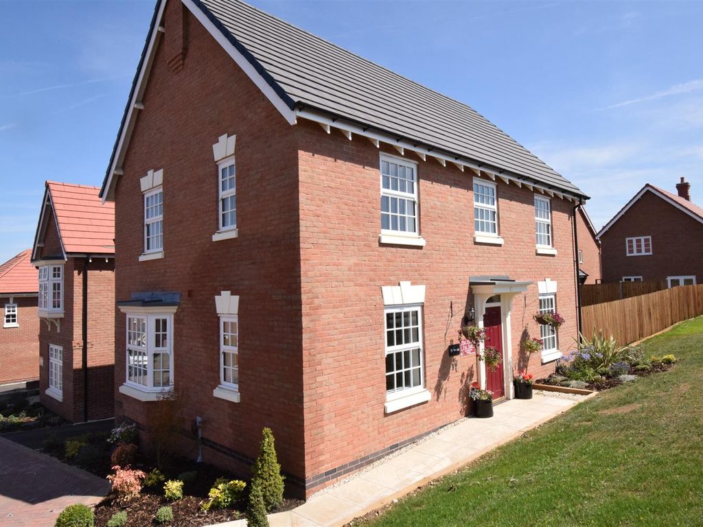 New home, 4 bed detached house for sale in Grange Road, Hugglescote, Coalville LE67, £389,995
