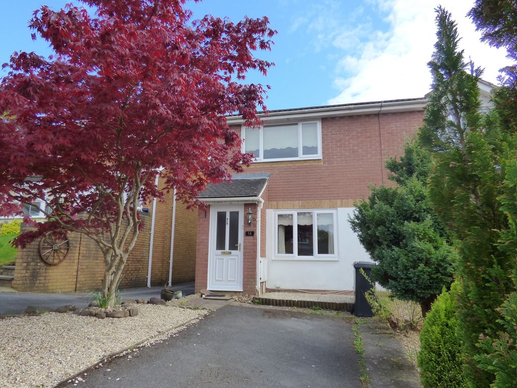 2 bed semidetached house to rent in Maes Y Meillion, Waunceirch, Neath
