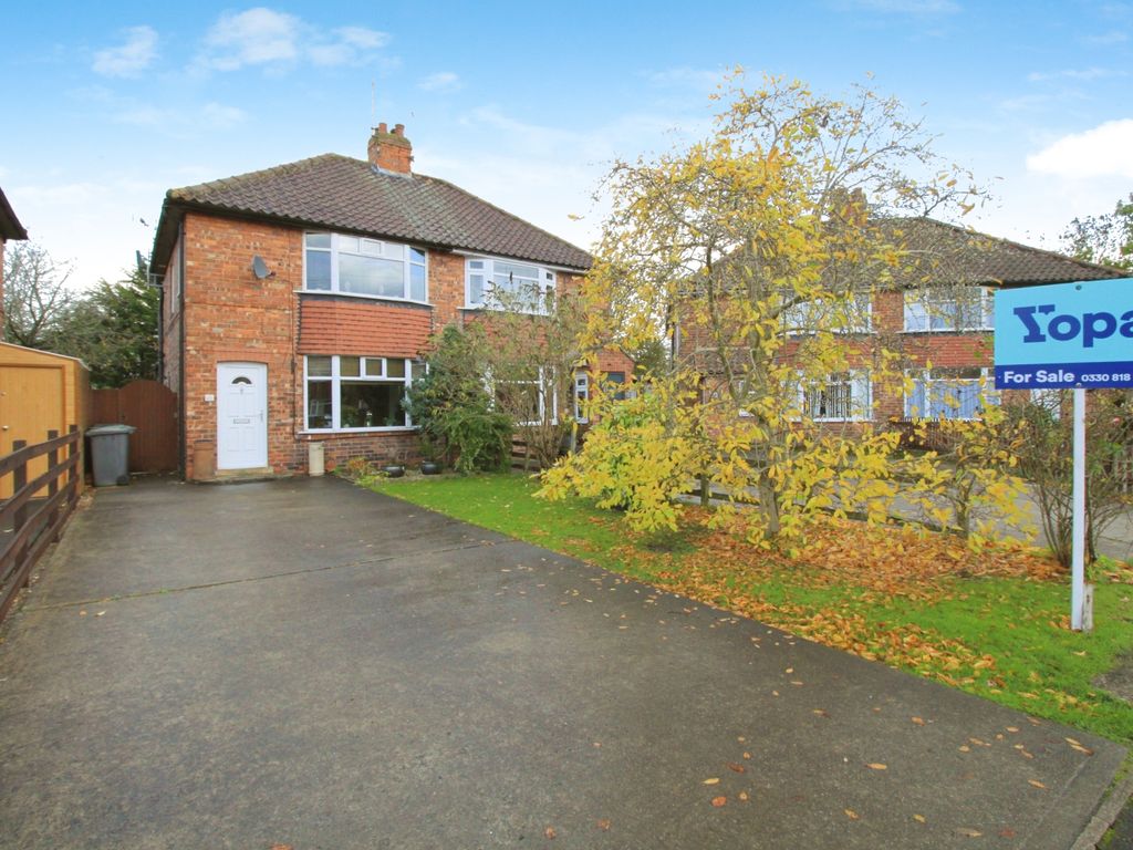 2 bed semidetached house for sale in Eason Road, Dringhouses, York