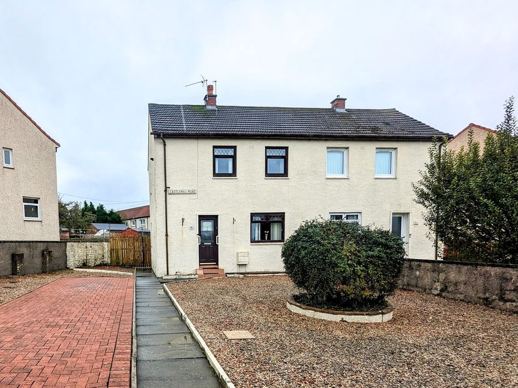 2 bed semidetached house for sale in Castlehill Road, Stevenston KA20