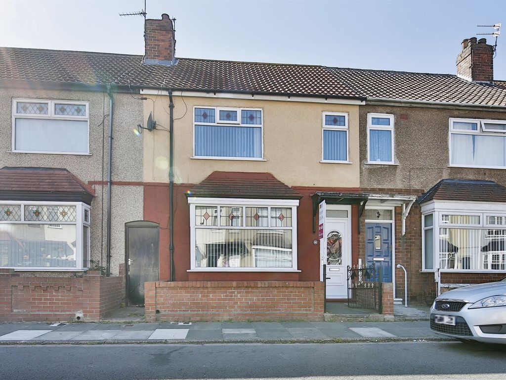 3 bed terraced house for sale in Ashgrove Avenue, Hartlepool TS25, £