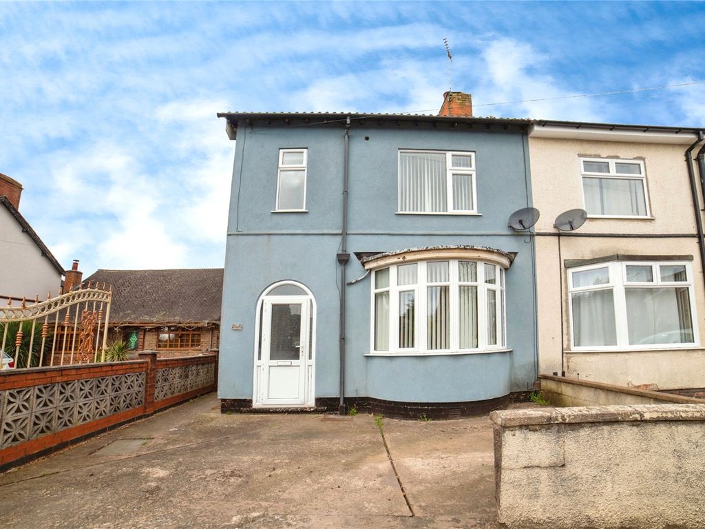 3 bed semidetached house for sale in Alfreton Road, SuttonInAshfield, Nottinghamshire NG17, £