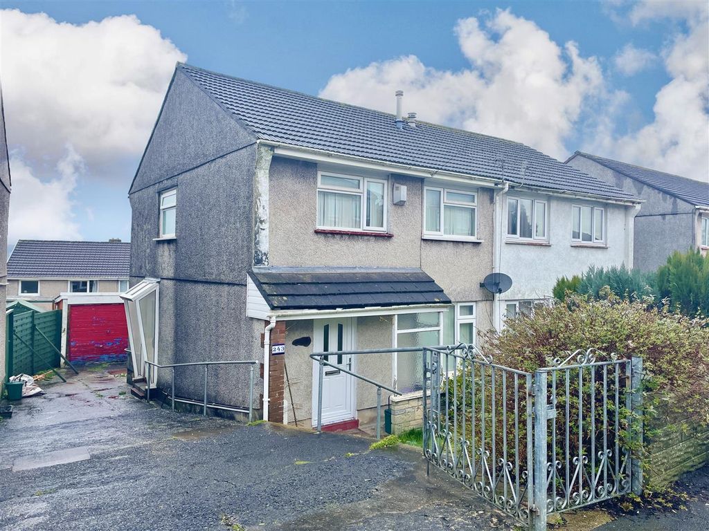 3 bed semidetached house for sale in Mansel Road, Bonymaen, Swansea