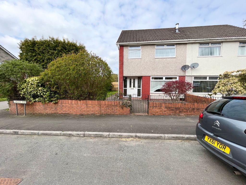3 bed semidetached house for sale in Lisburn Rise, Hirwaun, Aberdare