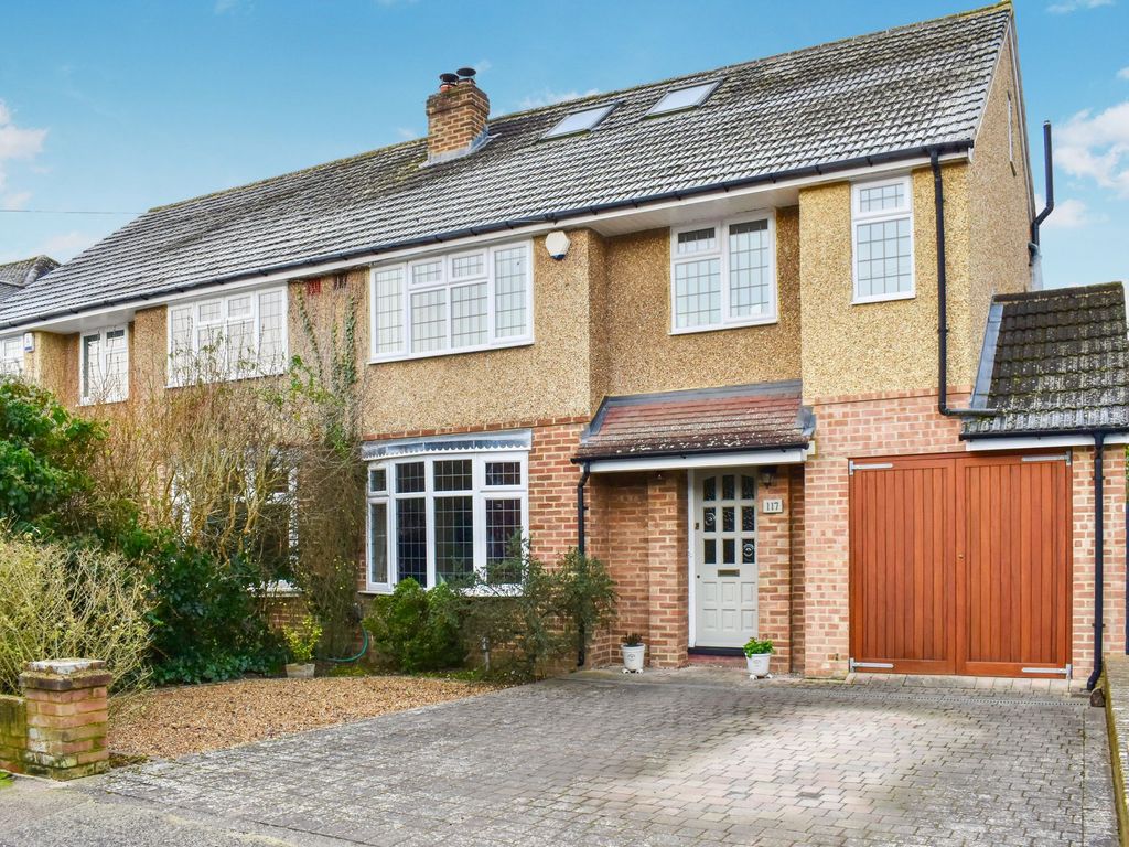 4 bed semidetached house for sale in Overdale, Ashtead KT21, £850,000