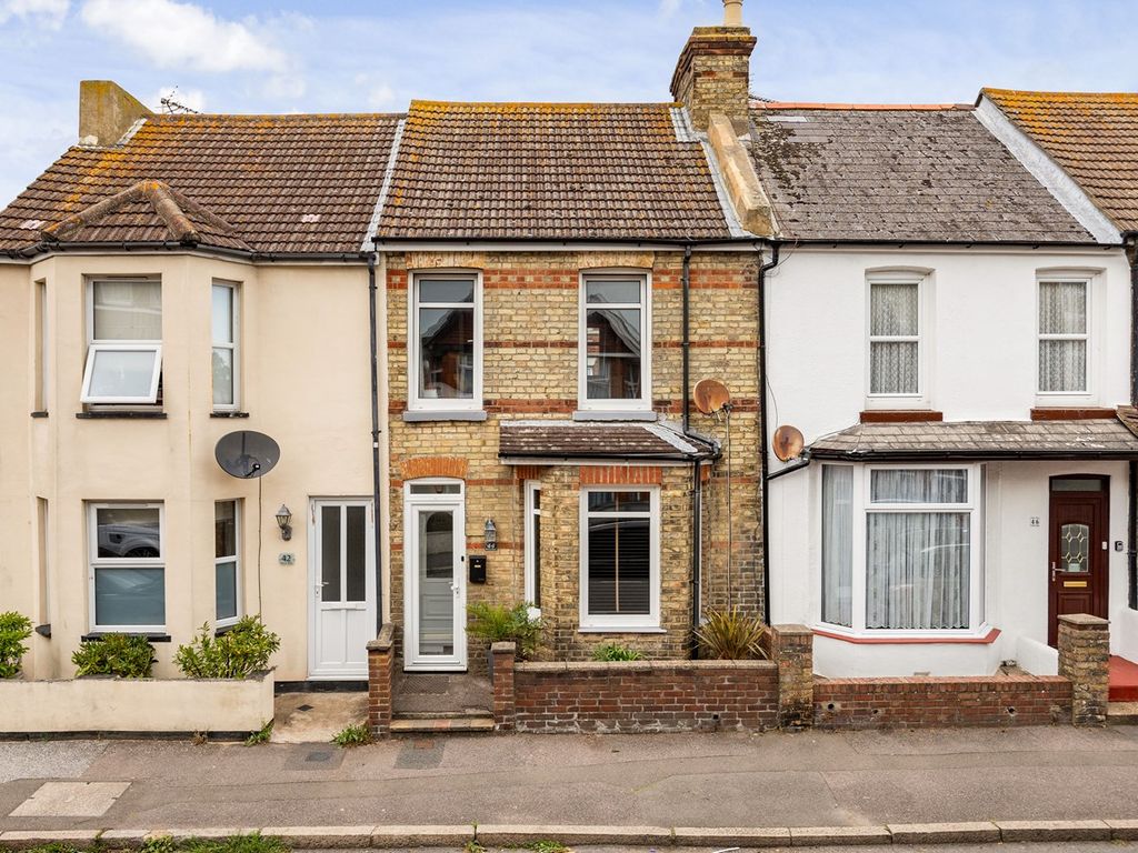 2 bed terraced house for sale in Warren Road, Folkestone CT19, £270,000