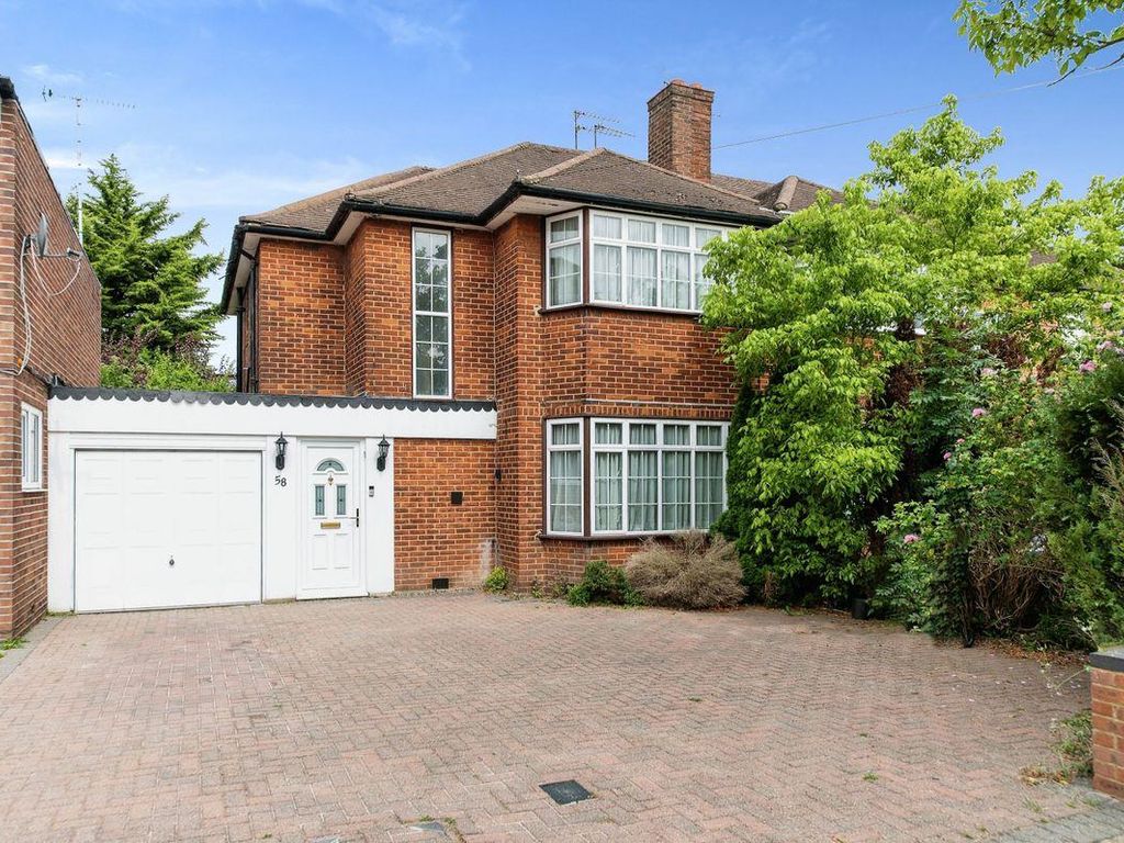 3 bed semidetached house for sale in Wolmer Gardens, Edgware HA8, £