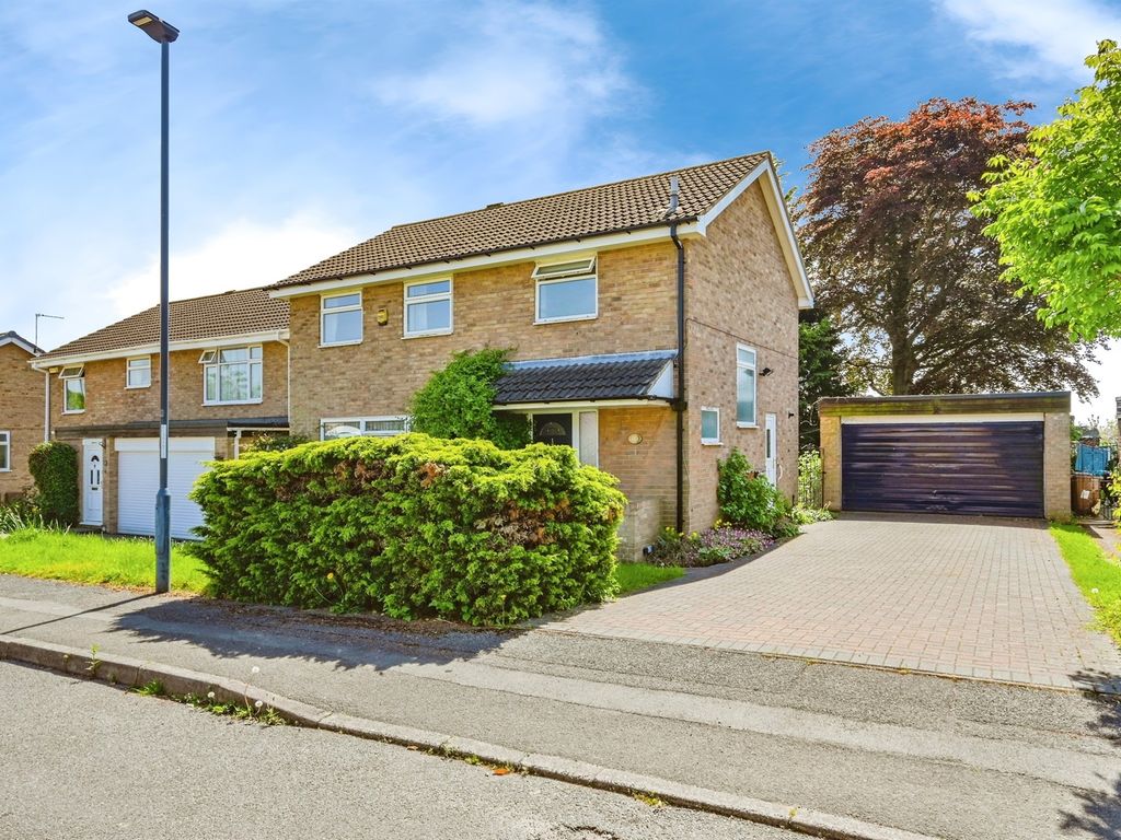 4 bed detached house for sale in Knoll Close, Littleover, Derby DE23, £