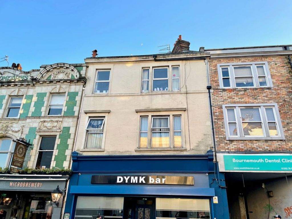 Studio for sale in Flat 1, 158A Commercial Road, Bournemouth, Dorset