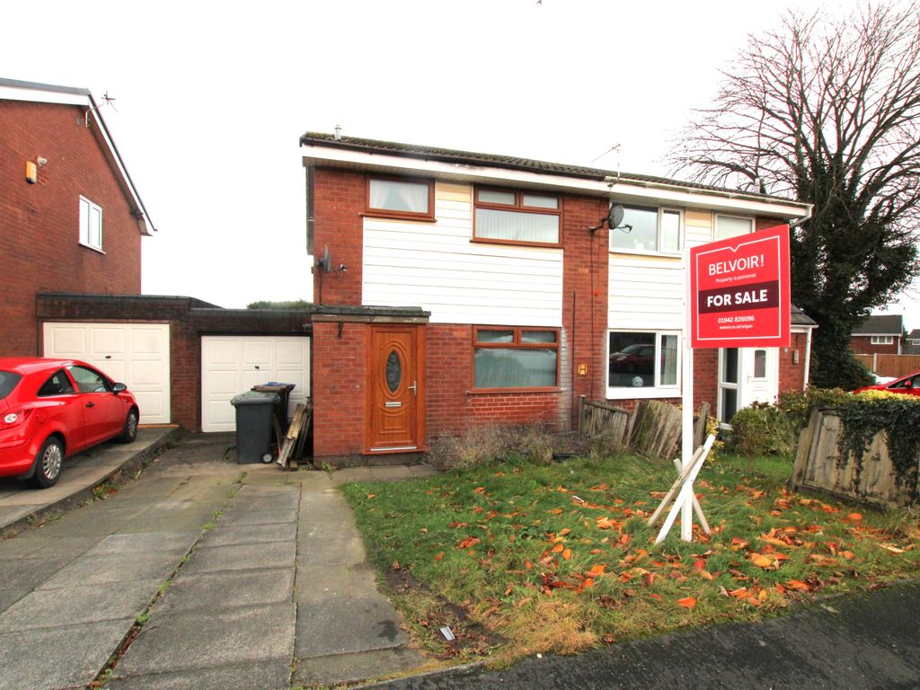 3 bed semidetached house for sale in Langdale Road, Kitt Green, Wigan