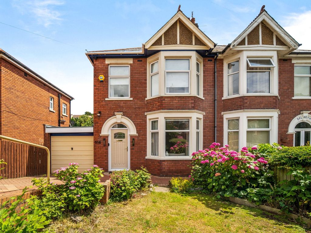 3 bed semidetached house for sale in Chepstow Road, Newport NP19, £