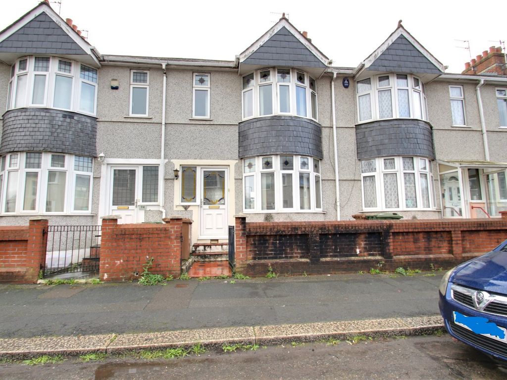 4 bed terraced house for sale in Mainstone Avenue, Plymouth PL4, £