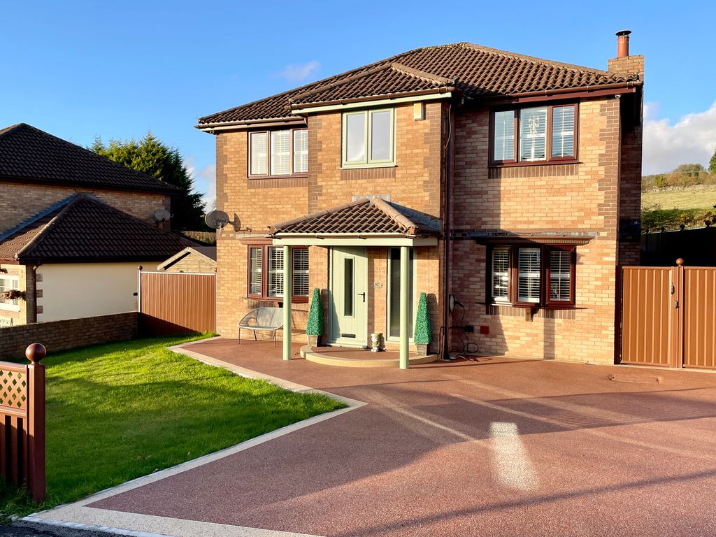 4 bed detached house for sale in The Hawthorns, Pant, Merthyr Tydfil