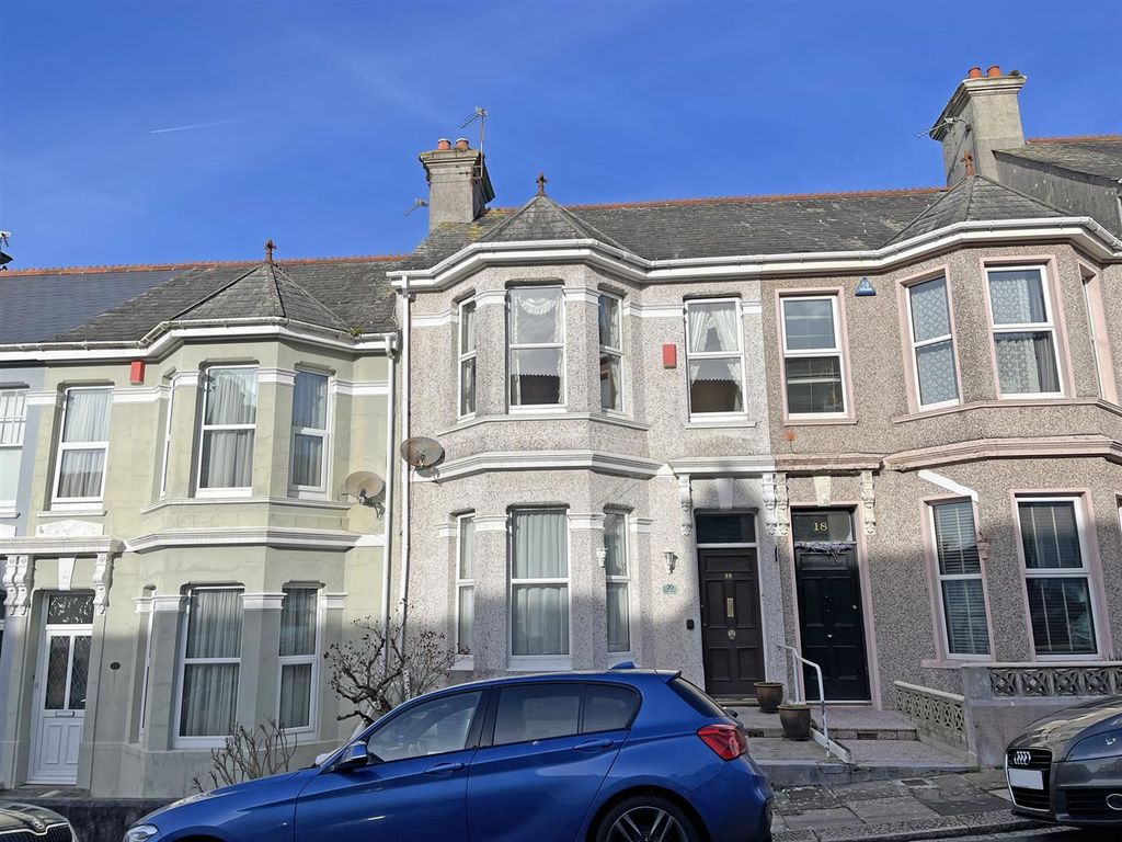 3 bed terraced house for sale in Rosslyn Park Road, Peverell, Plymouth