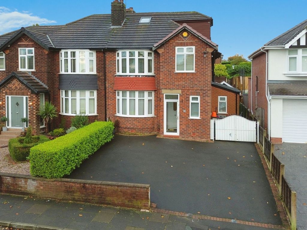 4 bed semidetached house for sale in Old Hall Road, Whitefield M45, £
