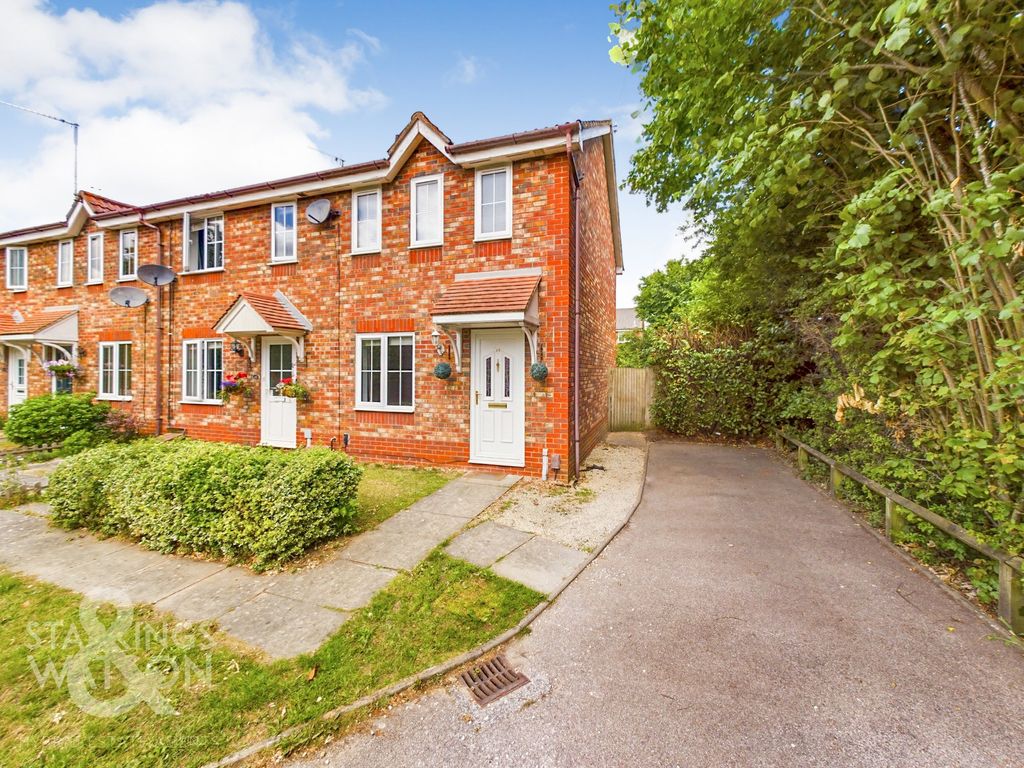 2 bed end terrace house for sale in Bunyan Close, Dussindale, Norwich