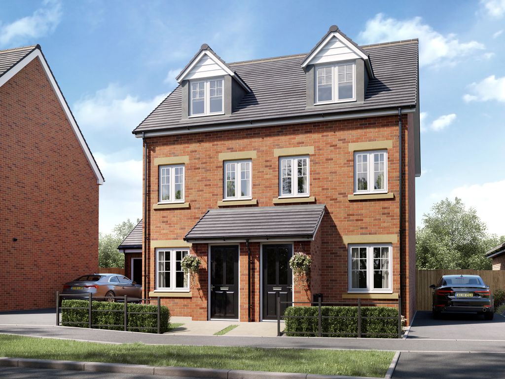 New home, 3 bed semidetached house for sale in "The Souter" at Welbeck