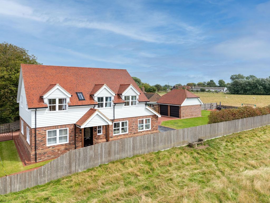 4 bed detached house for sale in Swamp Road, Old Romney, Romney Marsh