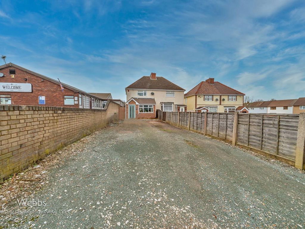 2 bed semidetached house for sale in Heath Gap Road, Cannock WS11, £