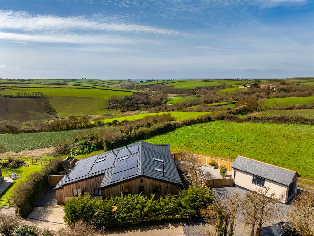 6 bed detached house for sale in Churchtown, Cury, Helston TR12, £