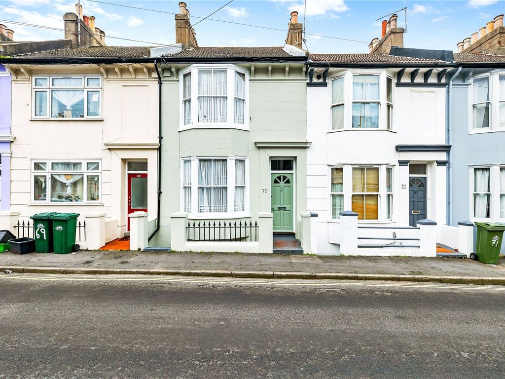3 bed terraced house for sale in Hanover Terrace, Brighton, East Sussex