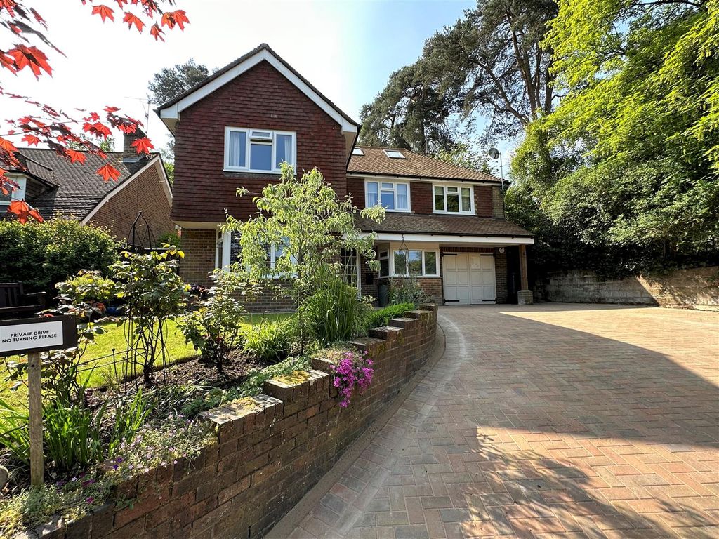 4 bed detached house for sale in Black Pond Lane, Lower Bourne, Farnham