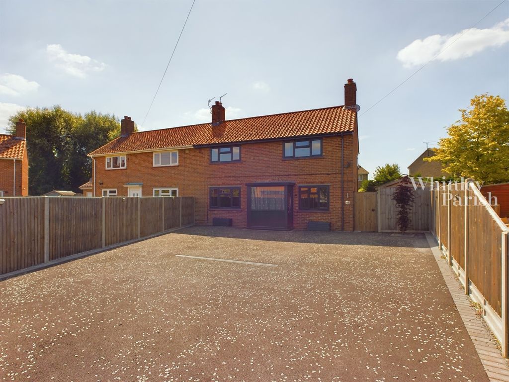 3 bed semidetached house for sale in Manor Road, Long Stratton, Norwich NR15, £325,000 Zoopla