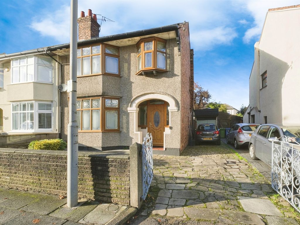 3 bed semidetached house for sale in Honeys Green Lane, West Derby