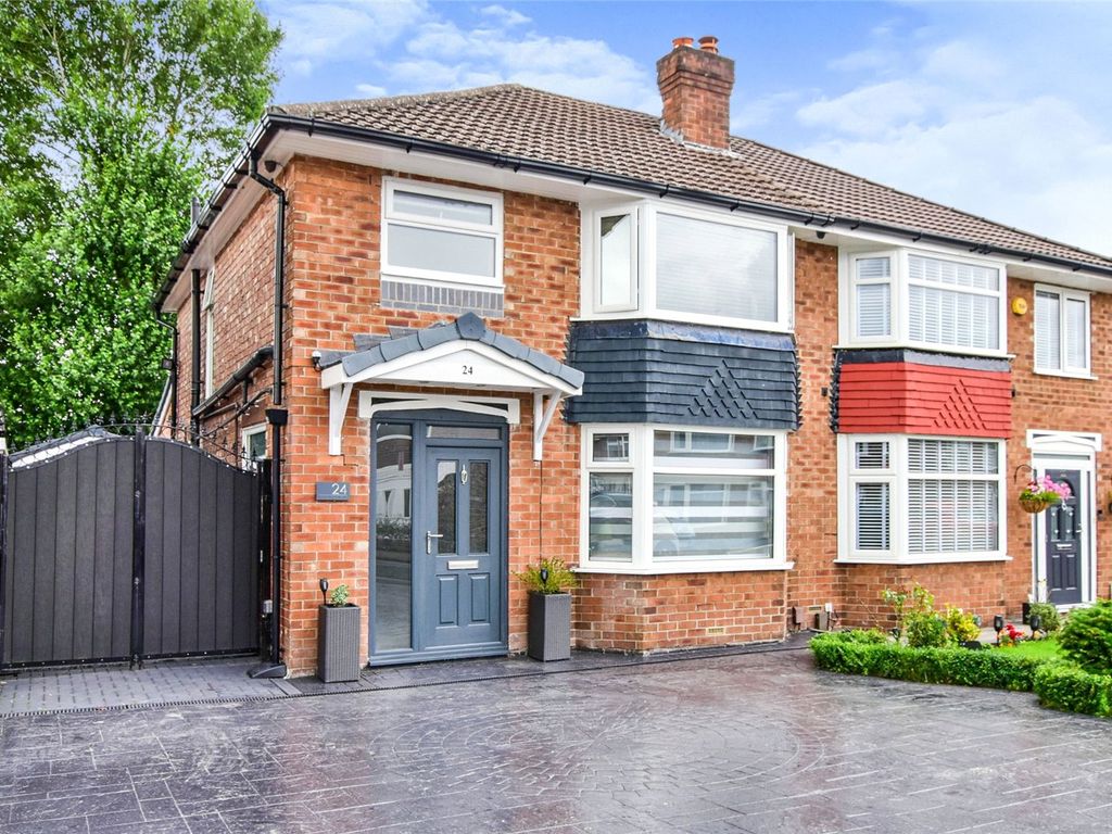 3 bed semidetached house for sale in St. Austell Drive, Heald Green