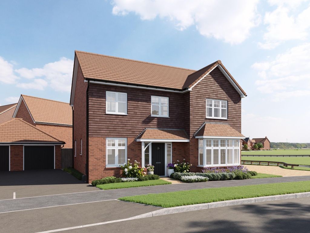 New home, 4 bed detached house for sale in "The Maple" at Hayloft Way