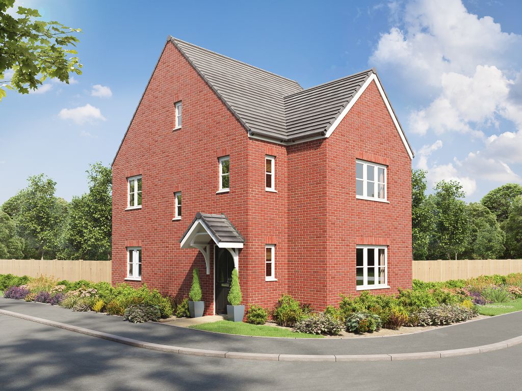 New home, 4 bed detached house for sale in "The Greenwood Corner" at 3