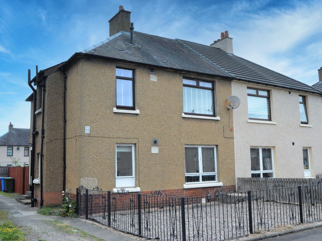 2 bed flat for sale in Poplar Street, Grangemouth, Stirlingshire FK3, £