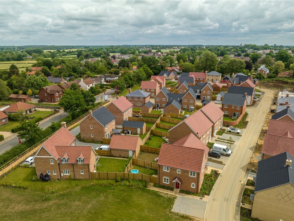 New home, 2 bed terraced house for sale in Off Dereham Road, Mattishall
