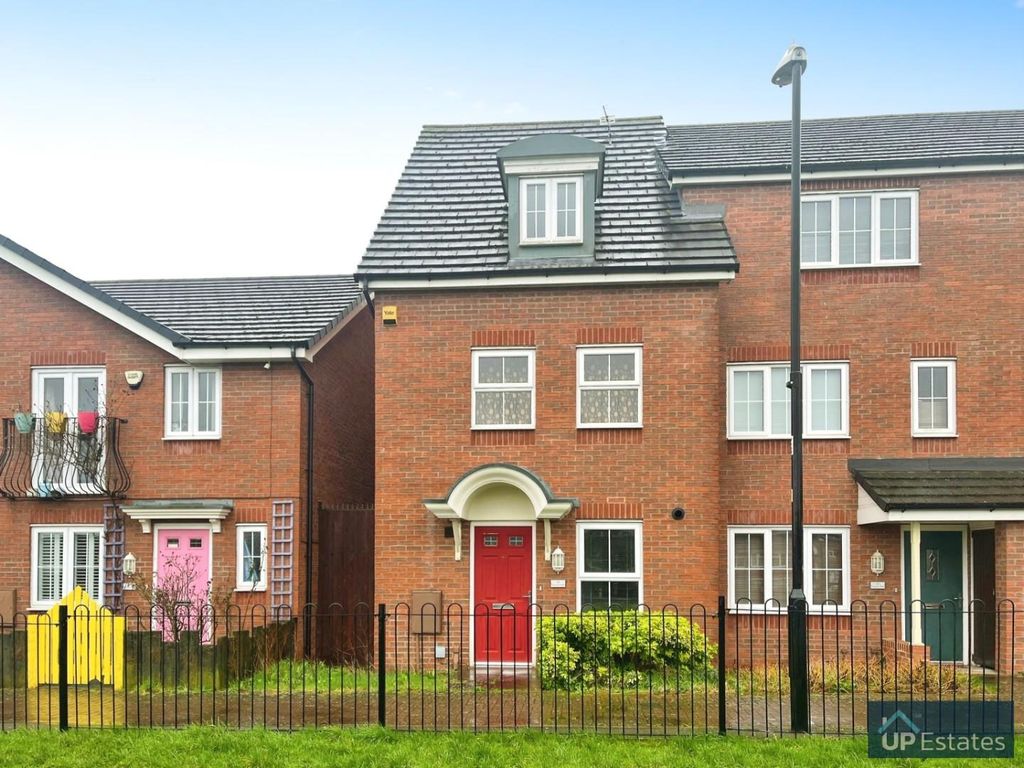 3 bed end terrace house for sale in Cossington Road, Coventry CV6, £