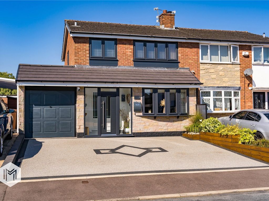 3 bed semidetached house for sale in Lichfield Close, Radcliffe