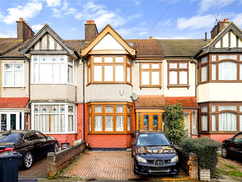 4 bed terraced house for sale in Primrose Avenue, Chadwell Heath RM6, £