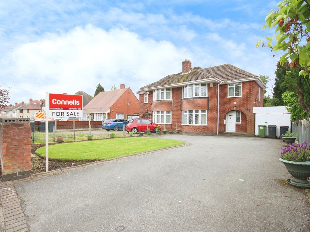 3 bed semidetached house for sale in Newtown Road, Bedworth CV12, £