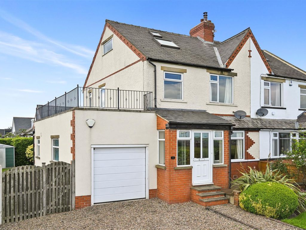 4 bed semidetached house for sale in Greenfield Avenue, Guiseley