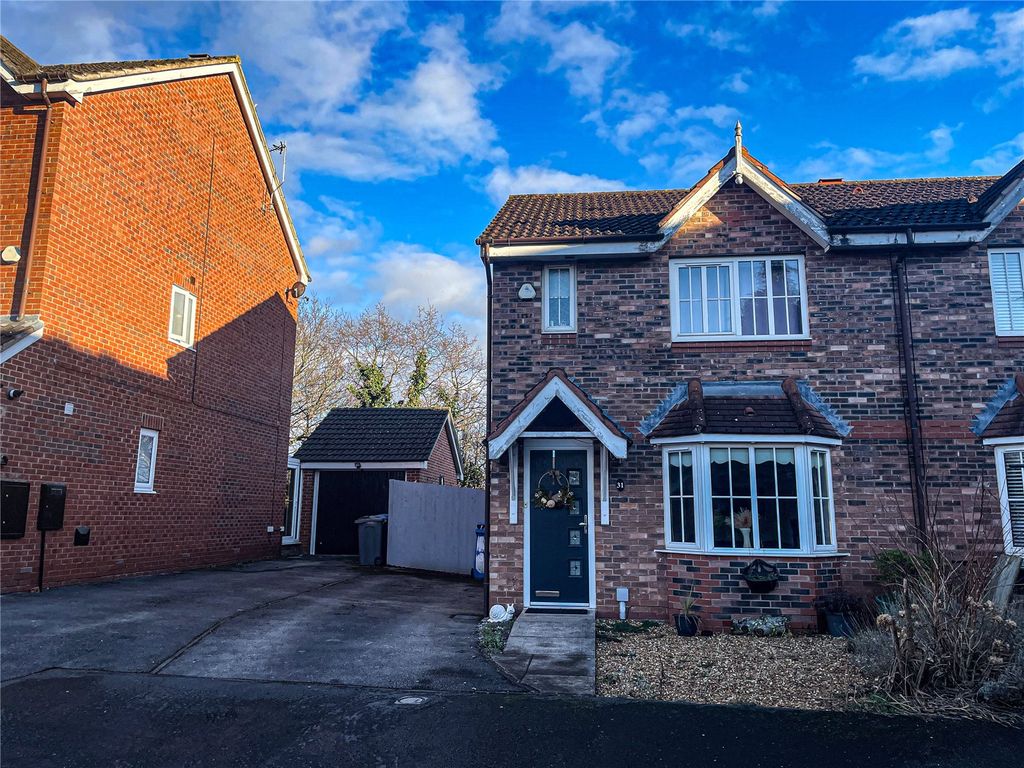 3 bed terraced house for sale in Brackenwood Drive, Widnes WA8, £