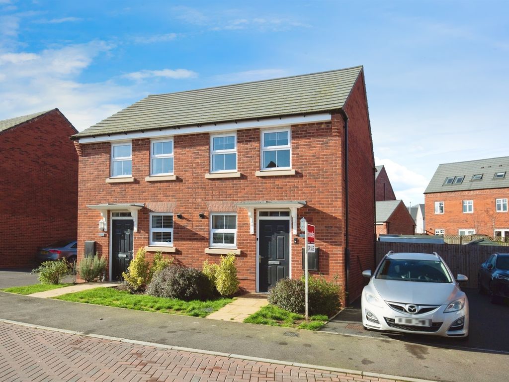 2 bed semidetached house for sale in Chimney Crescent, Itchington, Southam CV47, £