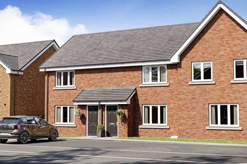 New home, 2 bed terraced house for sale in "The Balmoral" at Meadowhead